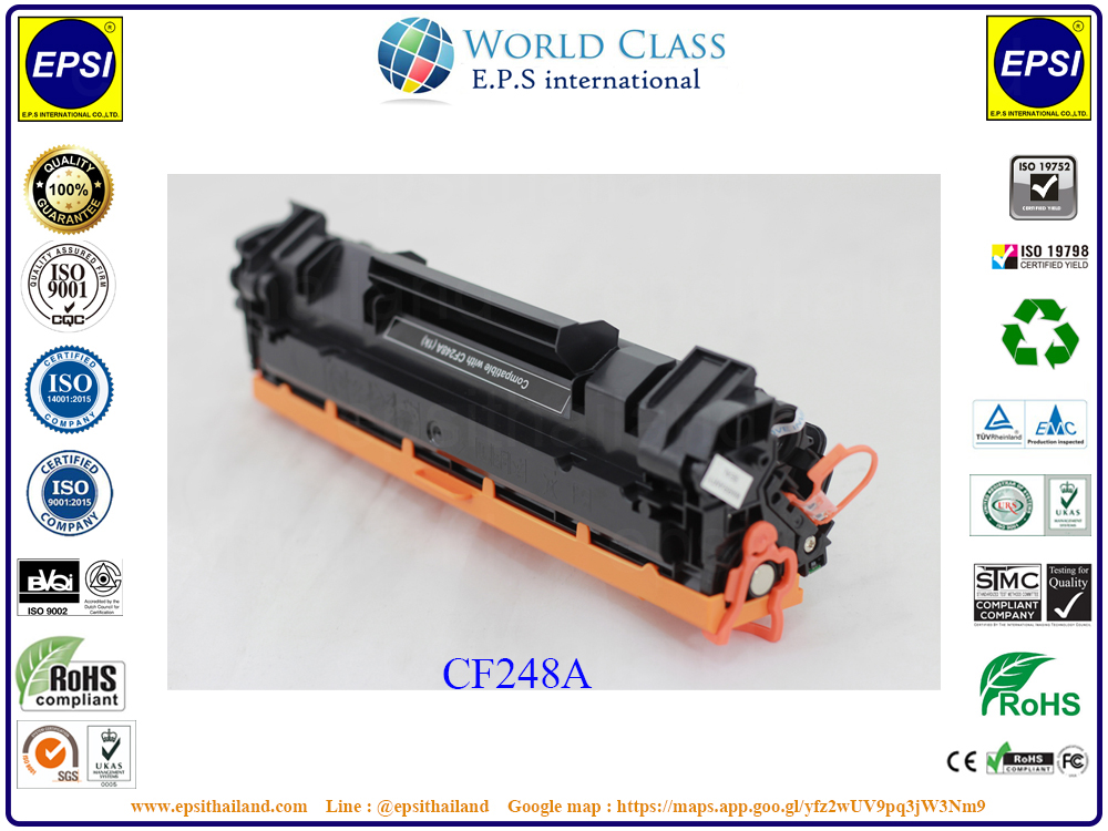 HP ตลับหมึก CF248A HP LaserJet Pro M15W/M15A/MFP M28/M28A/M28W/CF248A/244A 1k. 0 กก.