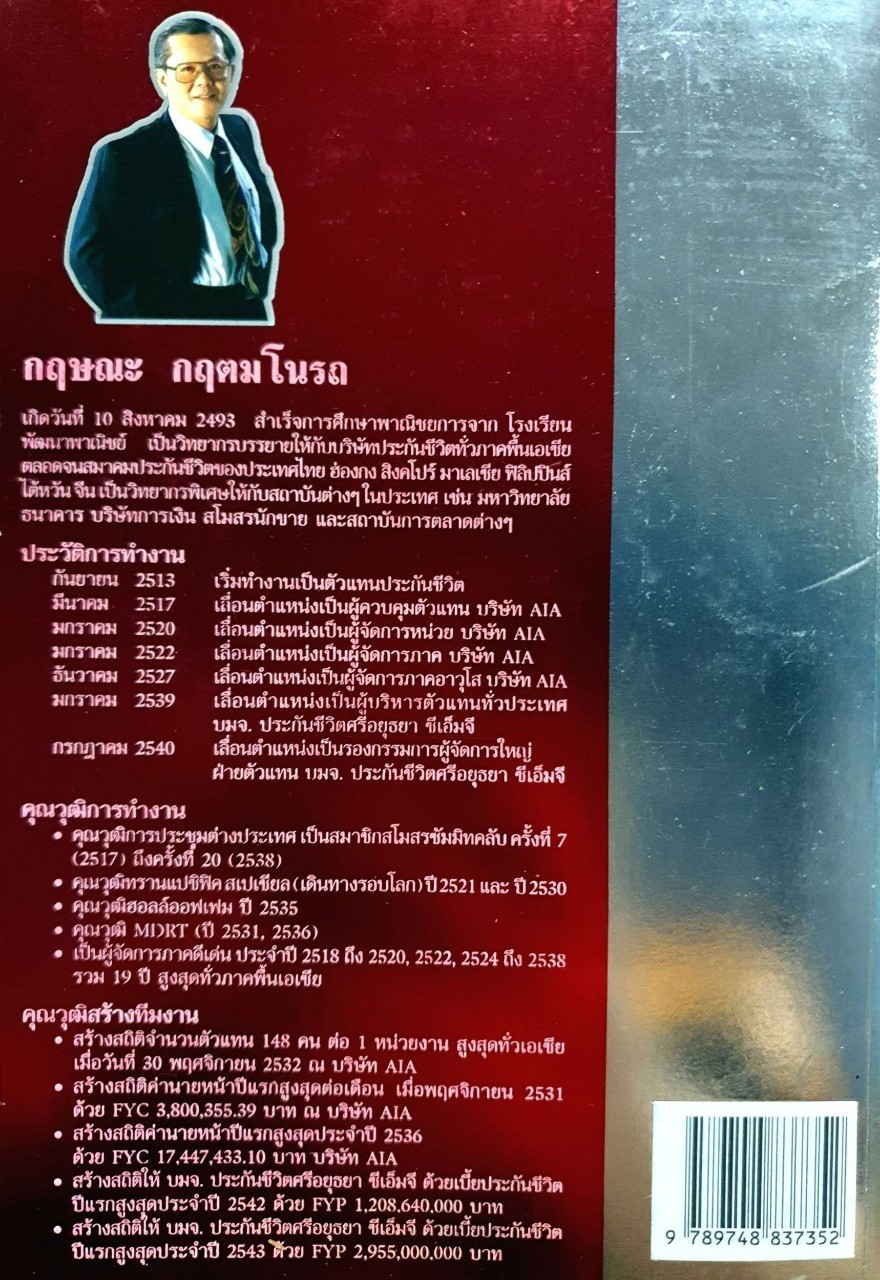 การสร้างและบริหาร ทีมงานขาย : กฤษณะ กฤตมโนรถ