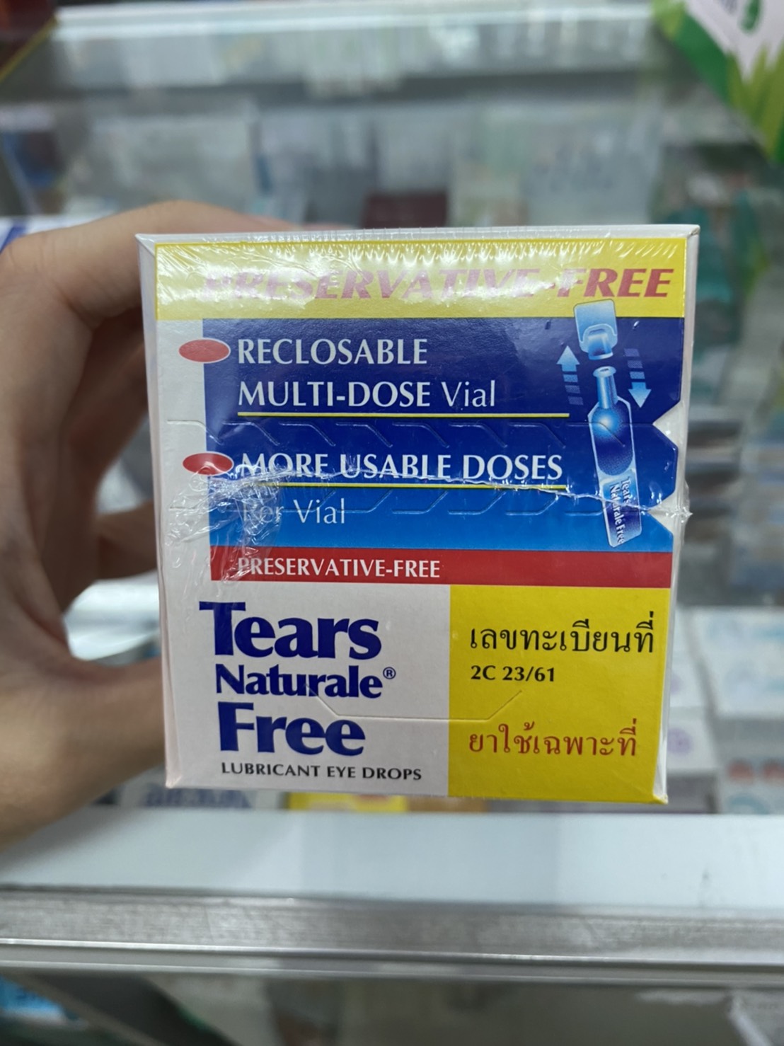 Tears Naturale free Alcon น้ำตาเทียม 32กระเปาะ