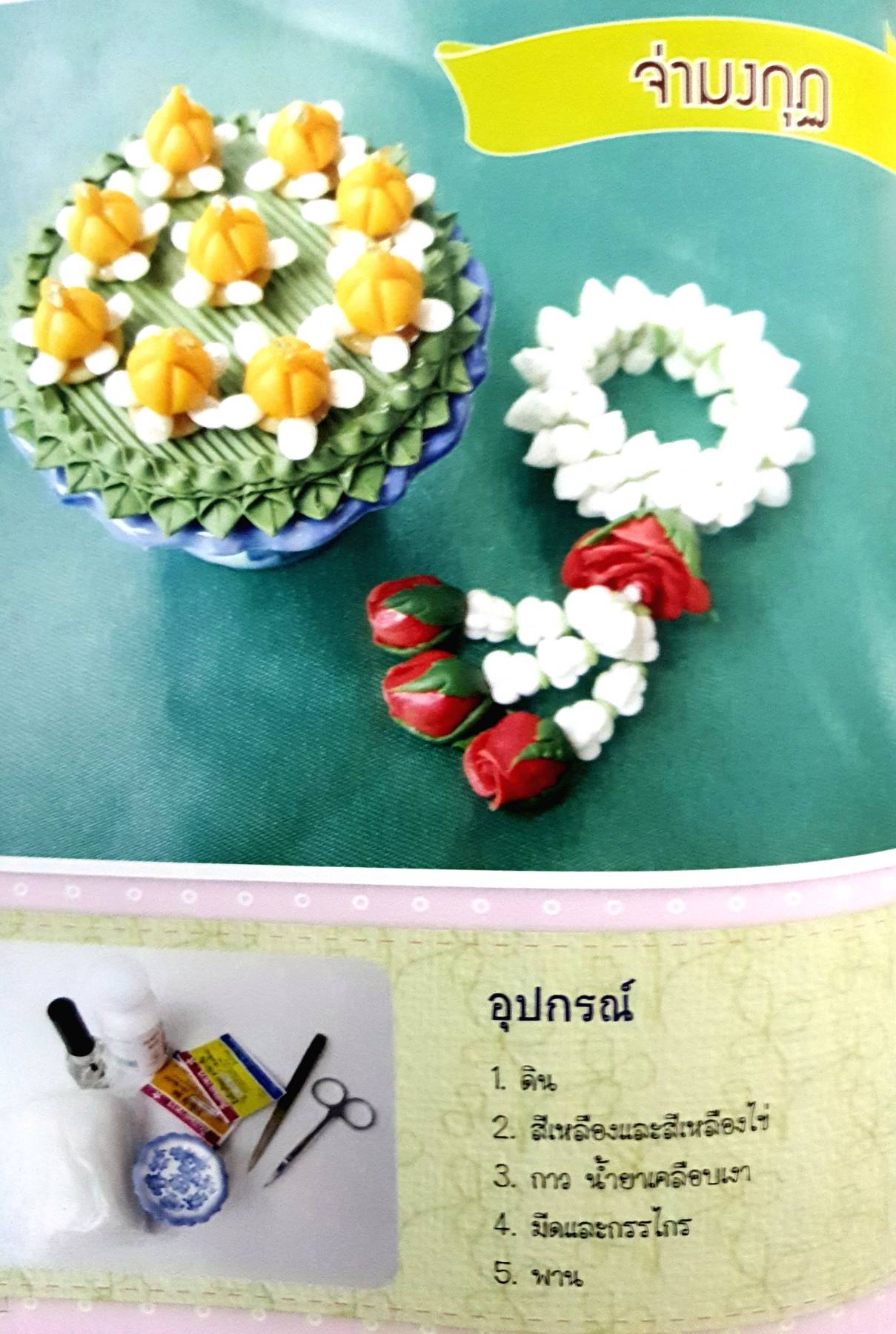 ปั้นดินจิ๋ว ขนมไทย จุติกาจน์ ภากรเกียรติสกุล