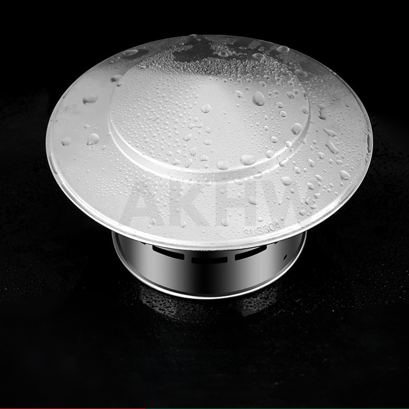 ตะแกรงระบายอากาศบนหลังคา ทรงหมวกจีน KingsMan วัสดุสแตนเลสแท้ SUS304 ไม่เป็นสนิม