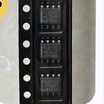TL072CDR TL072 SOP-8 (1ชุดมี3ชิ้น)