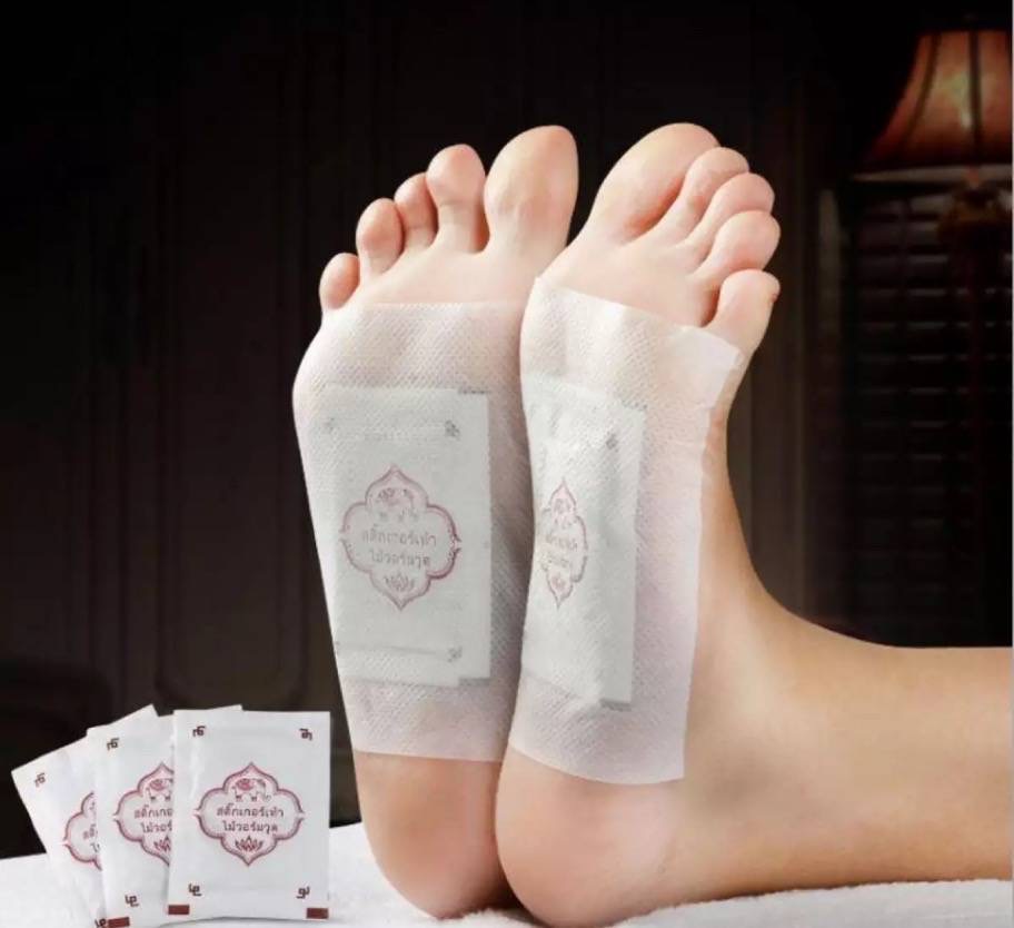 Lanna Foot Patch ล้านนา ฟุต แพทช์ แผ่นปะเท้า泰国lanna兰纳足贴艾草祛湿养生去湿气纳兰足贴 10贴/包