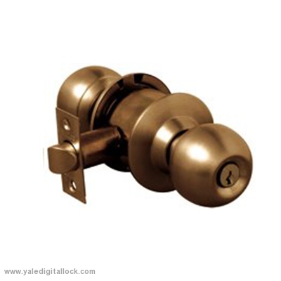 กุญแจลูกบิด/Yale/รมดำ/VCA5127US11AC