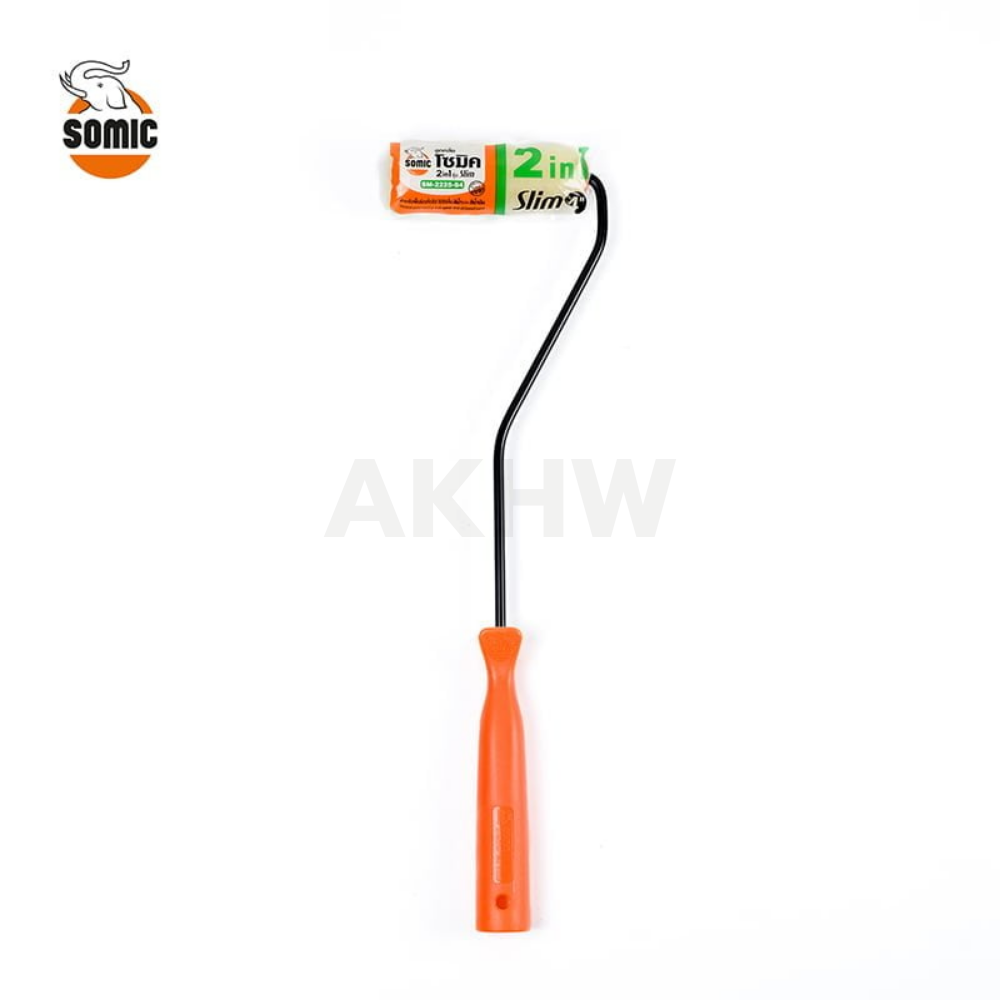 ลูกกลิ้งทาสีพร้อมด้าม 2IN1 โซมิค SOMIC ใช้ได้ทั้งสีน้ำและสีน้ำมัน [สินค้าสั่งโรงงาน ขายยกลัง] (ราคาไม่รวมแวท)