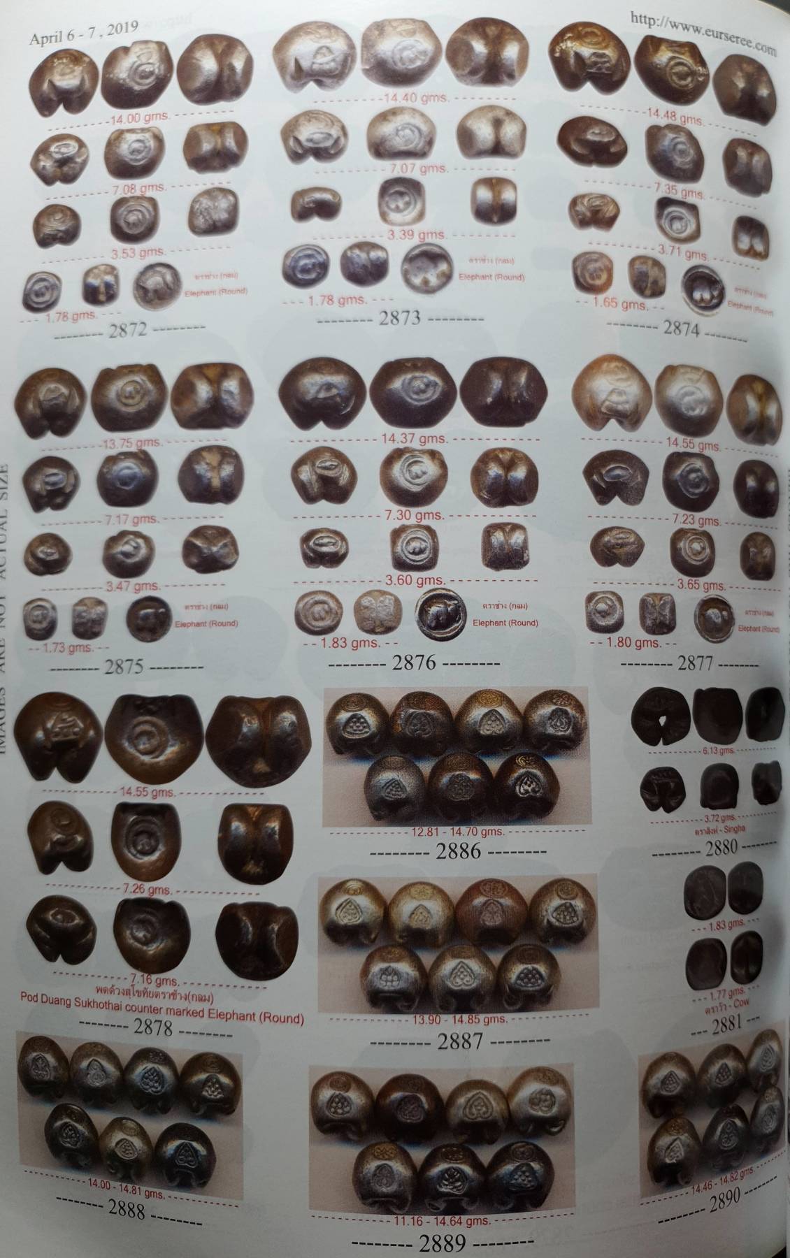 Sale # 41 และ Sale # 52 " รายละเอียดทุกแง่มุมเกี่ยวกับเหรียญแต่ละชนิด ราคาประมูลเริ่มต้น ใช้เป็นคู่มือในการสะสมเหรียญ" 2 เล่ม