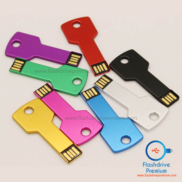 แฟลชไดร์ฟกุญแจและซองหนัง (Key Ring Leather Flash Drive)