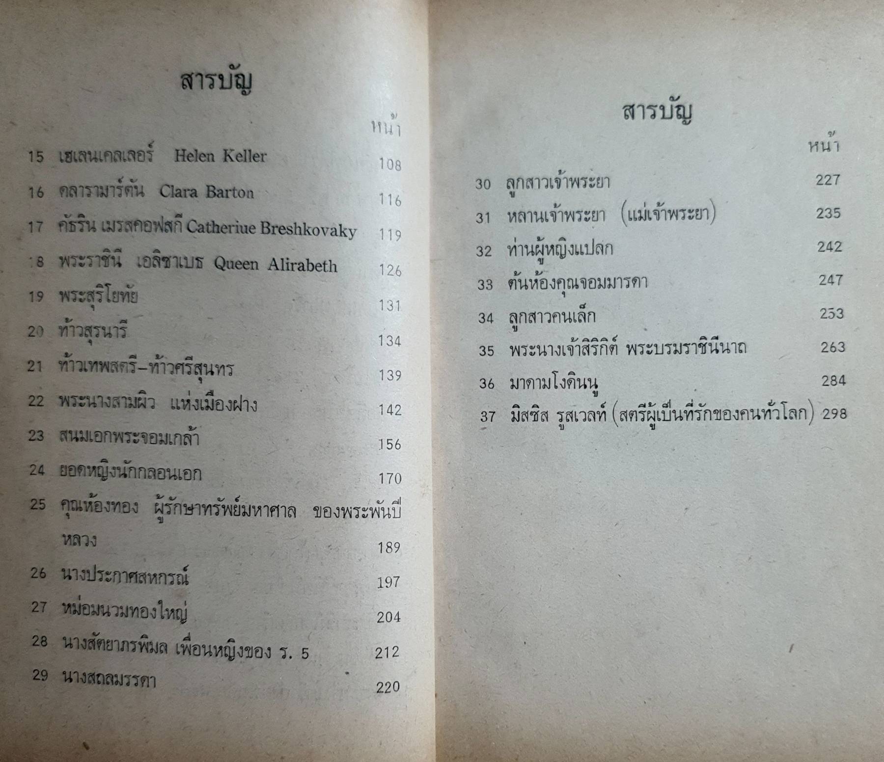 ชีวะประวัติและผลงาน วีระสตรีสำคัญของโลก