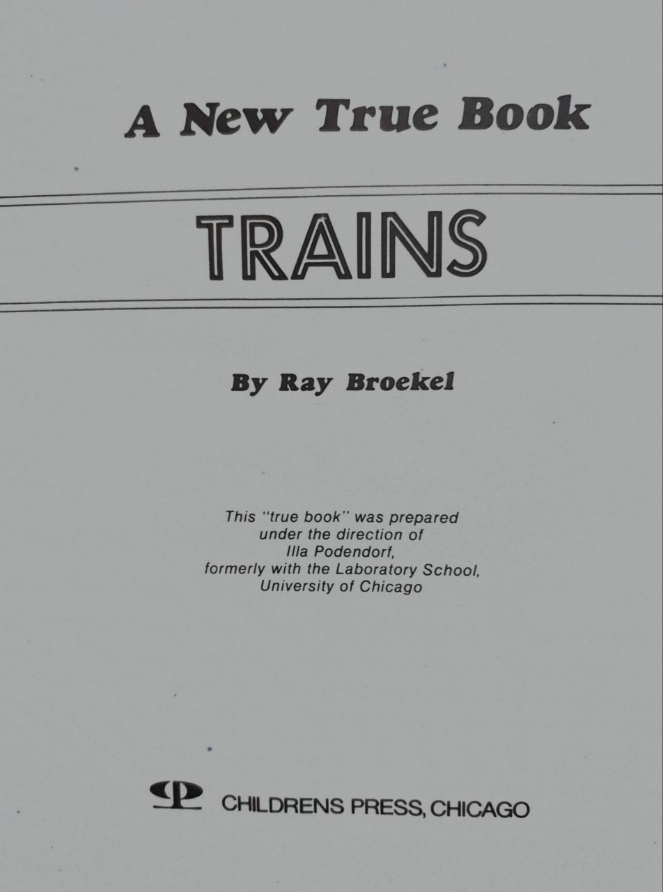 A New True Book : TRAINS