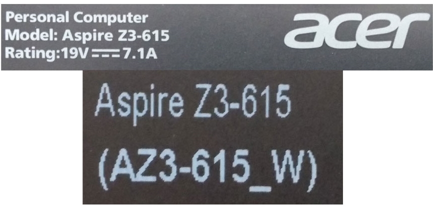 เมนบอร์ด Mainboard Acer All In One Aspire Z3-615-Motherboard