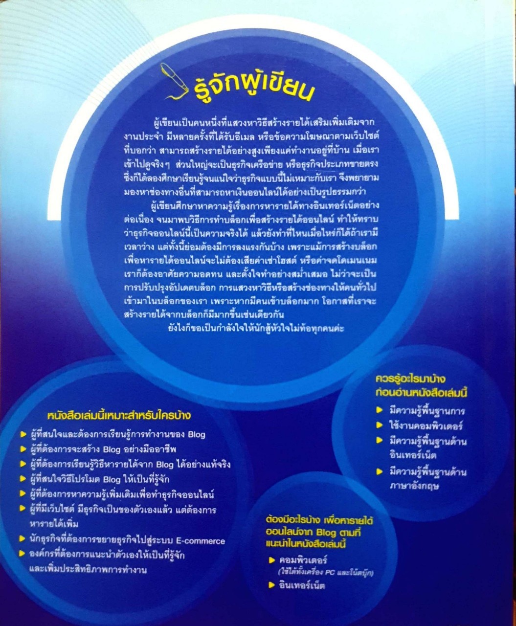 ทำBlogยังไงให้ทำเงิน