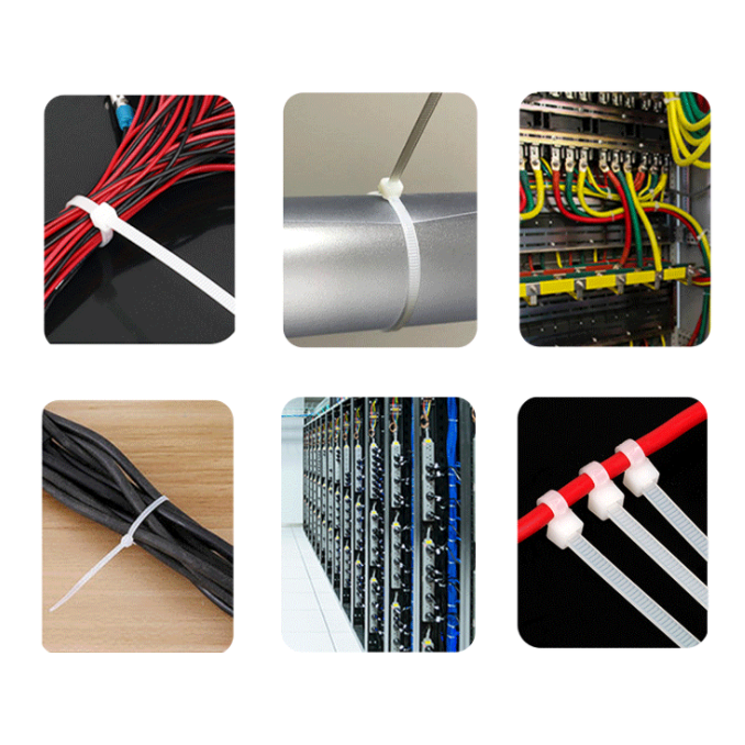 สายรัดเคเบิ้ลไทร์ KingsMan ที่รัดสายไฟ (Nylon Cable Ties) 100 ชิ้น/ถุง