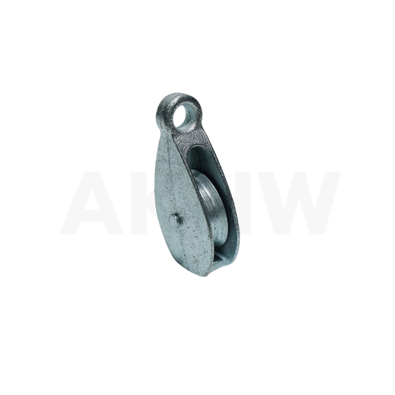 รอกเหล็กรางเดี่ยว KingsMan รอกเชือก สำหรับดึงผ้าใบ ผ่อนแรงยกของ รอกเหล็กเหนียว ชุบกัลวาไนซ์กันสนิม [ขายปลีก/ส่ง]