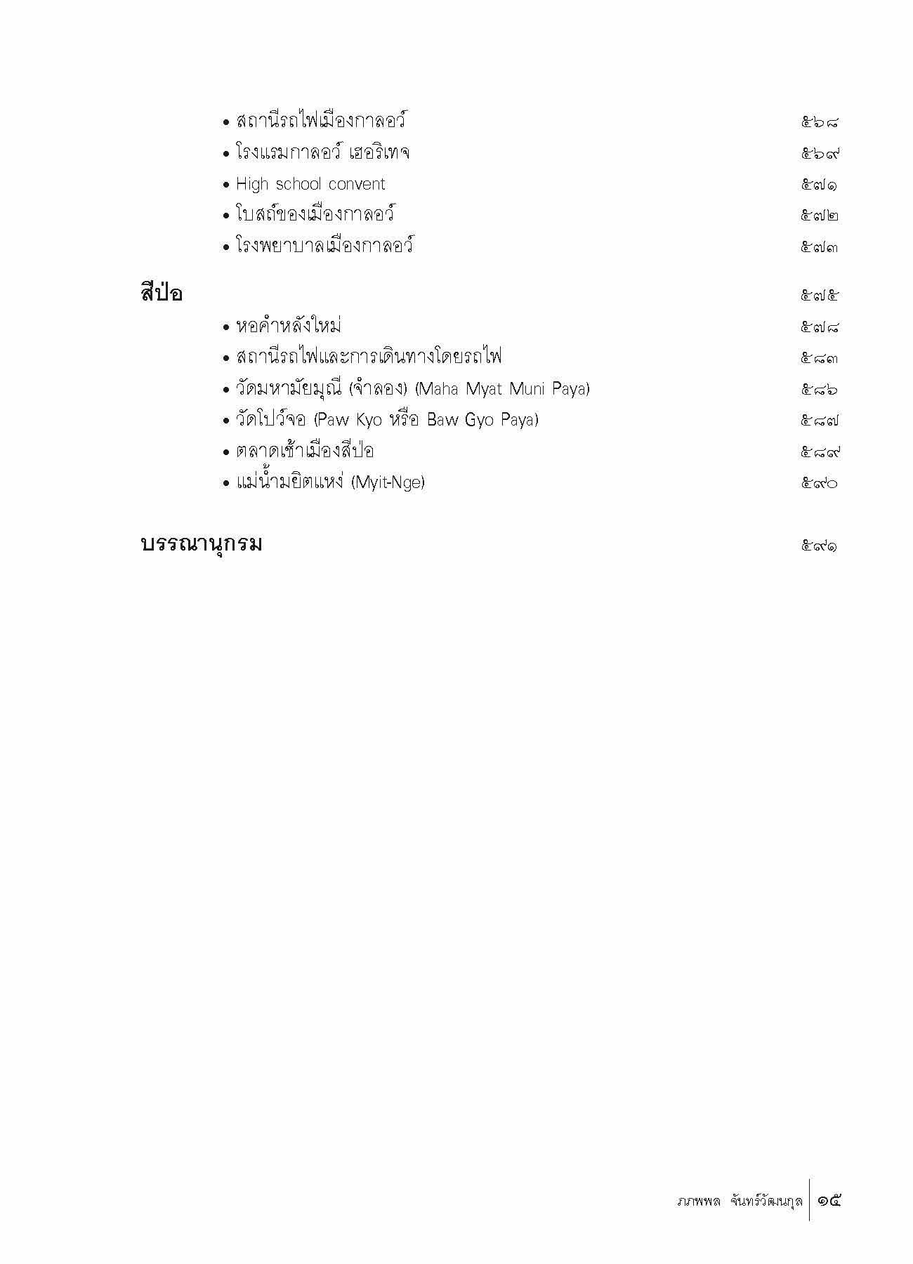 ๑๐๑ วัด วัง และสถานที่สำคัญในพม่า
