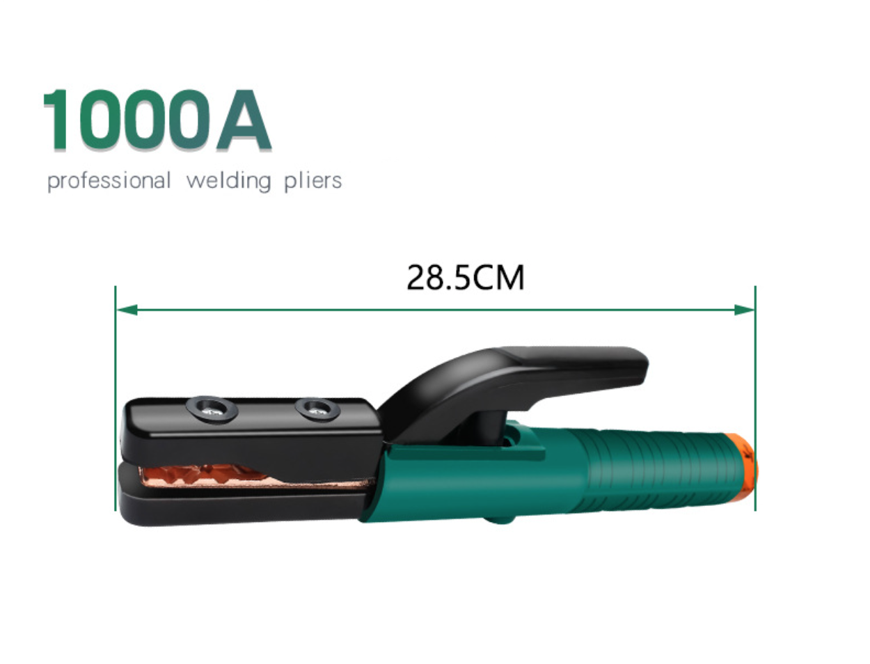 คีมจับลวดเชื่อมด้ามเขียว OBUN**ของแท้** รุ่น 300A , 500A , 800A , 1000A วัสดุคุณภาพดี แข็งแรง