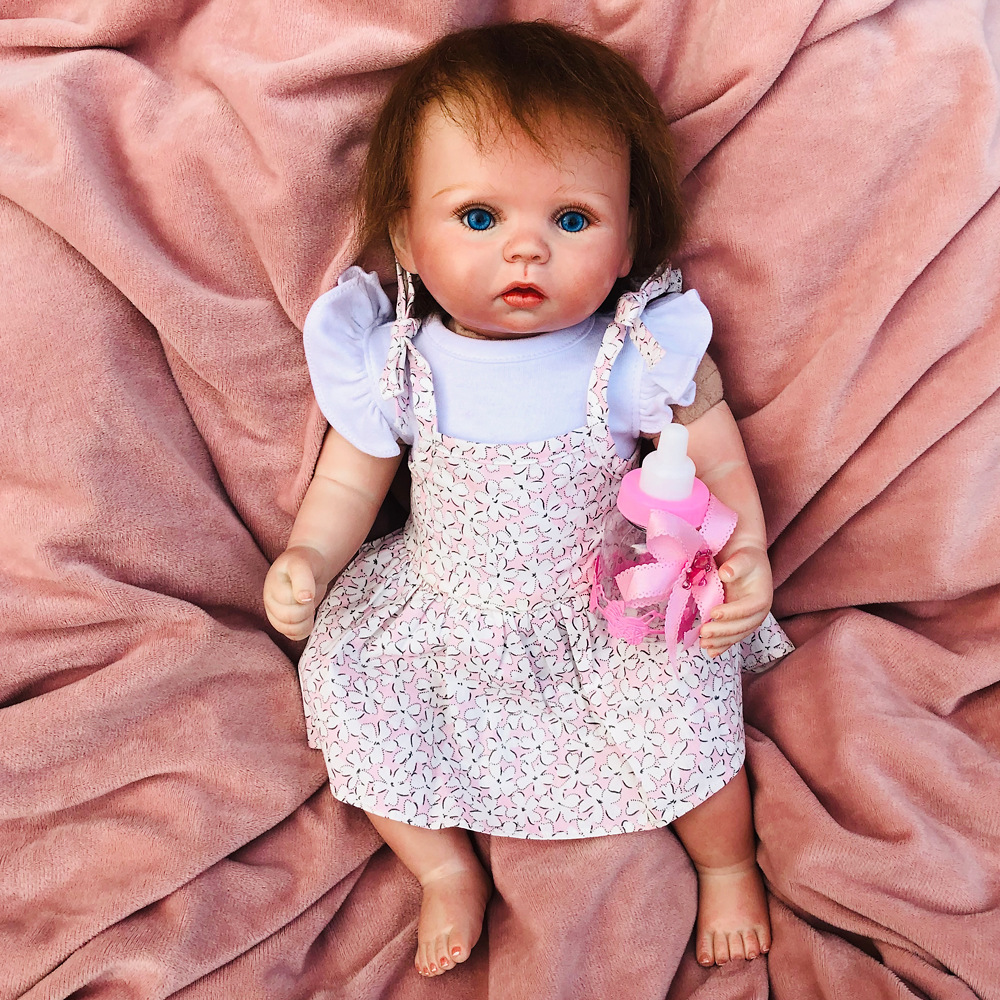 ตุ๊กตารีบอร์นน้อง sally ขนาดเด็กทารกแรกเกิดสำหรับนักสะสมและผู้ที่รักตุ๊กตาดอลล์งานเสมือนจริง