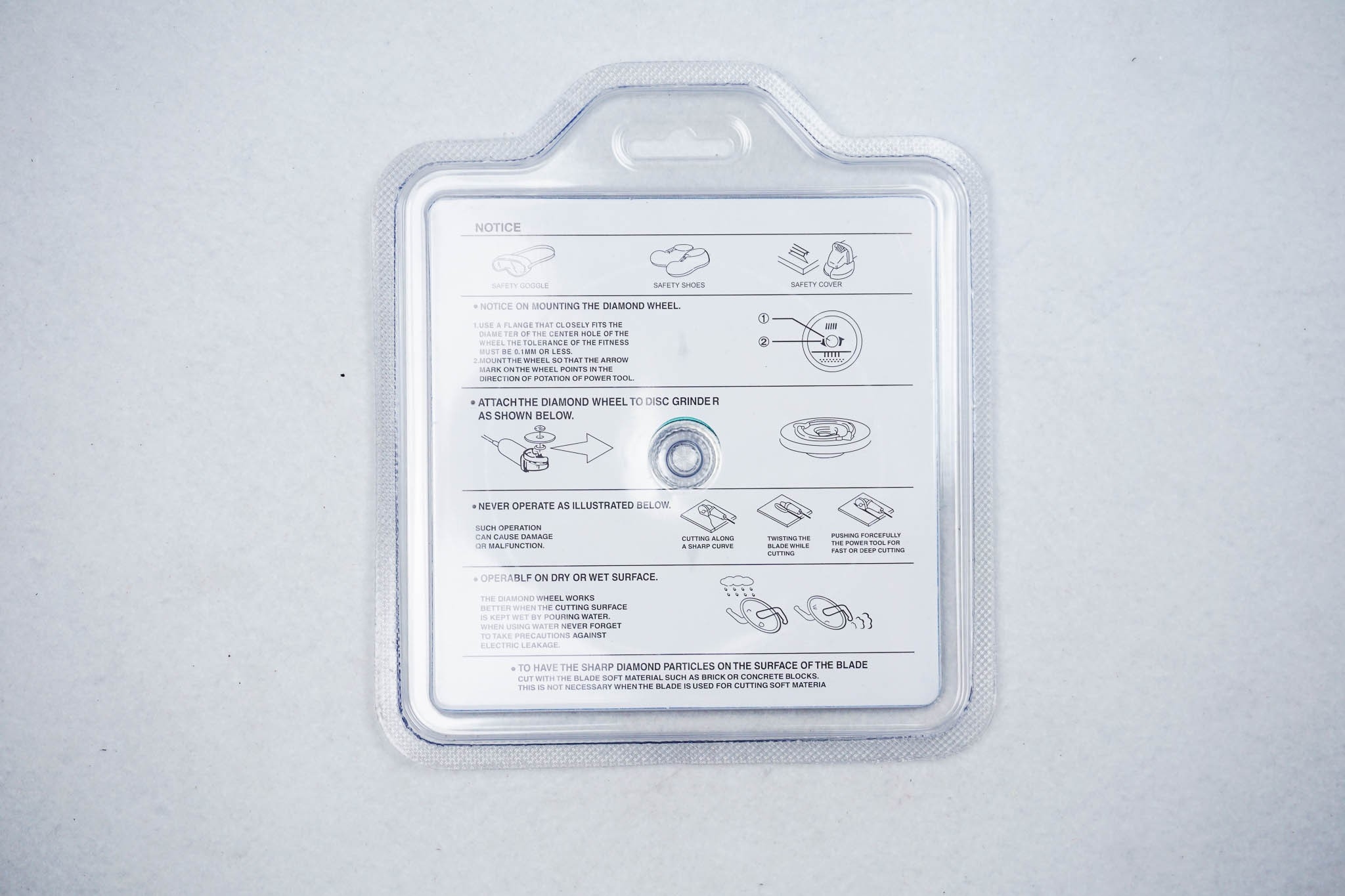 ใบตัดปูน ยี่ห้อ RACHA ขนาด 4 นิ้ว