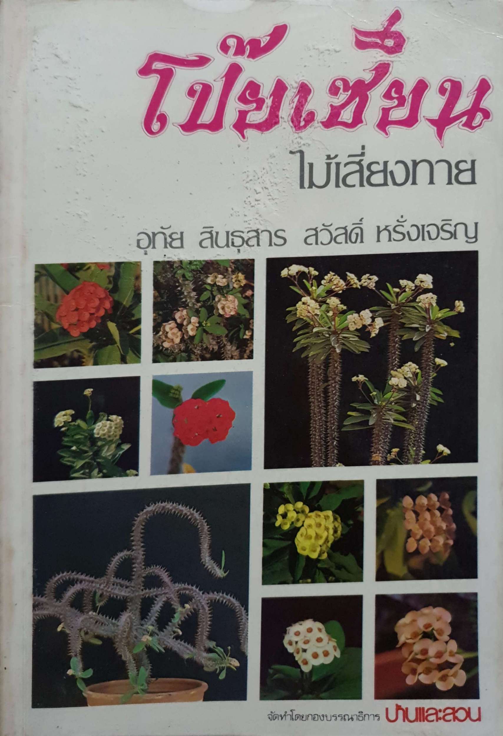 โป๊ยเซียน ไม้เสี่ยงทาย : อุทัย สินธุสาร / สวัสดิ์ หรั่งเจริญ พิมพ์ปี 2526