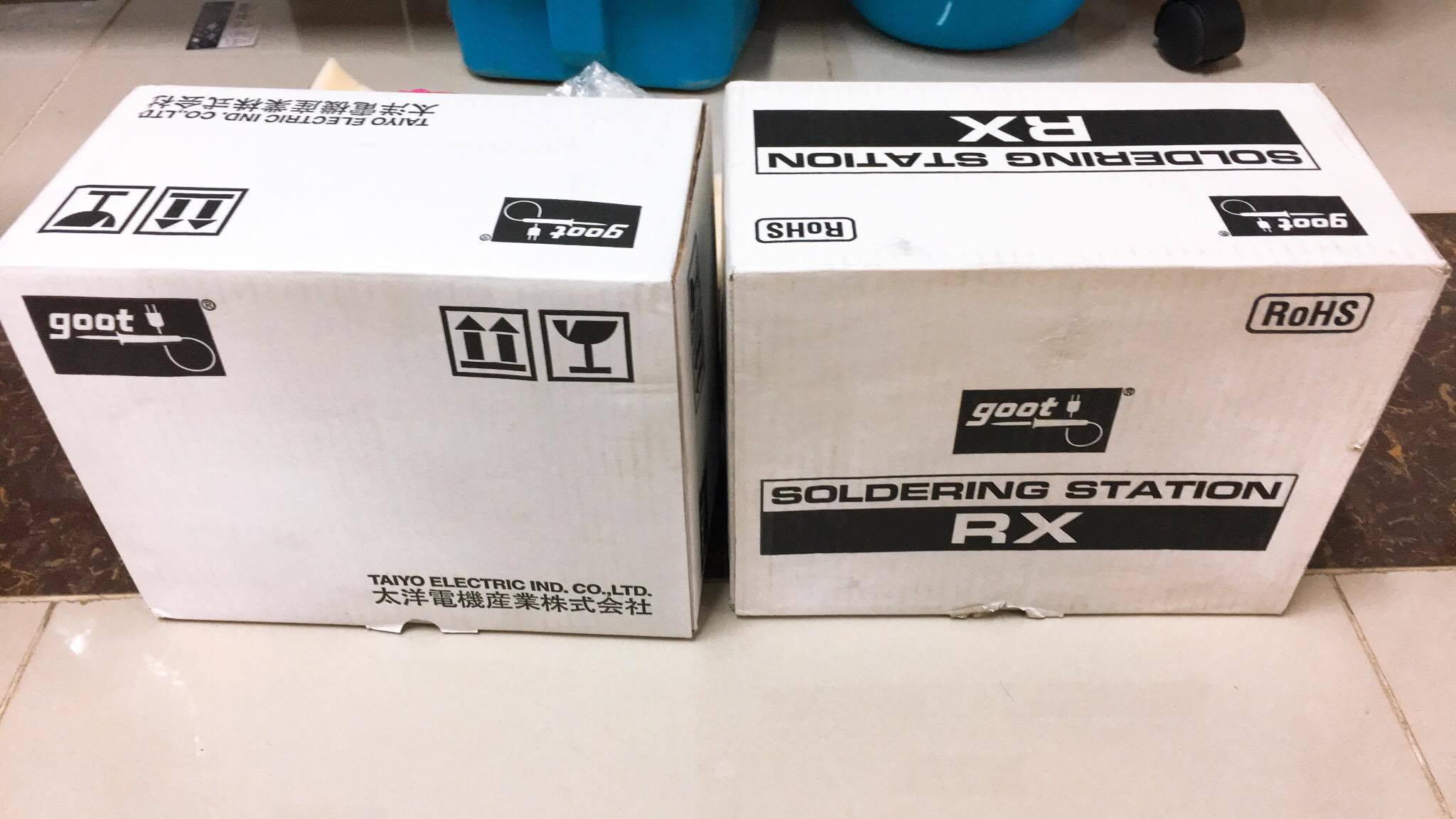 GOOT RX-802AS Temperature Controlled Lead-Free Soldering Station (70 W, 220V)