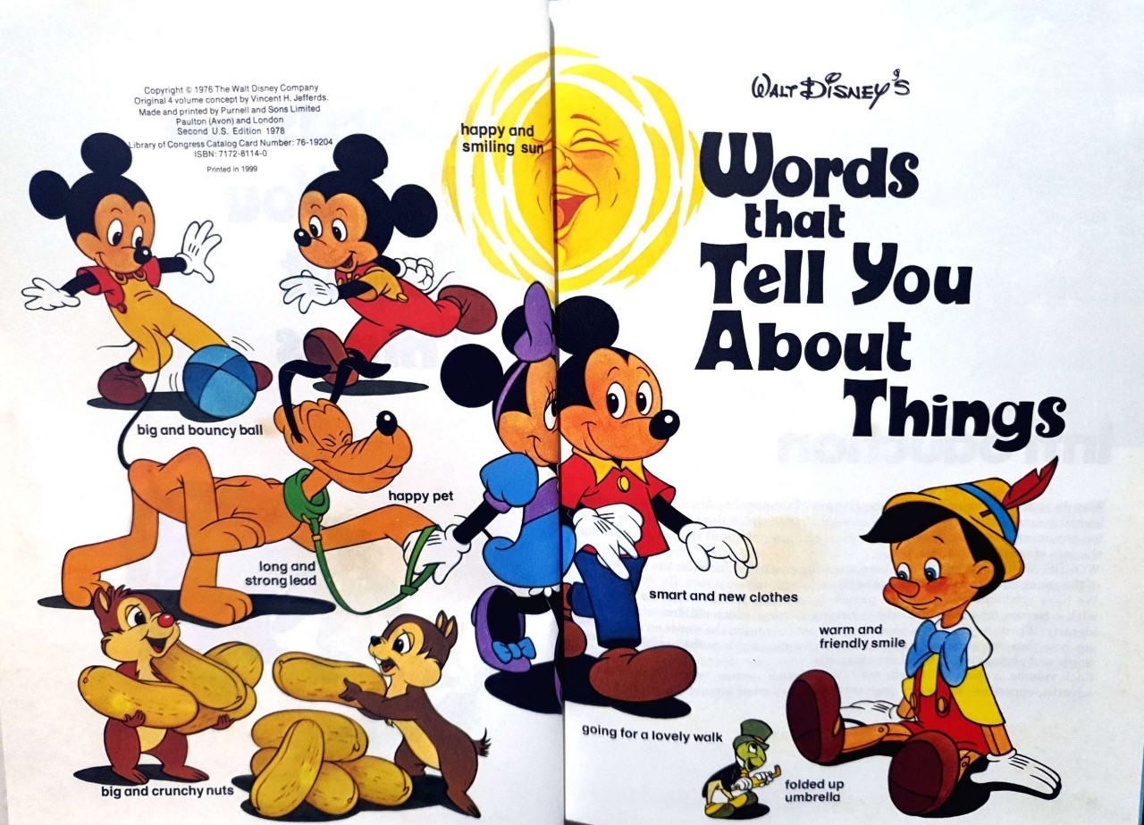 WORDS THAT TELL YOU ABOUT THINGS : Walt Disney