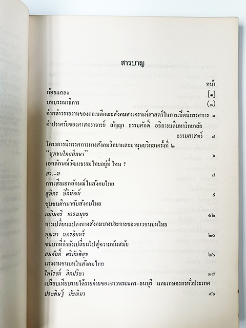 นิทรรศการสังคมวิทยาและมานุษยวิทยา ครั้งที่ ๒ หนังสือ บทความ สังคม