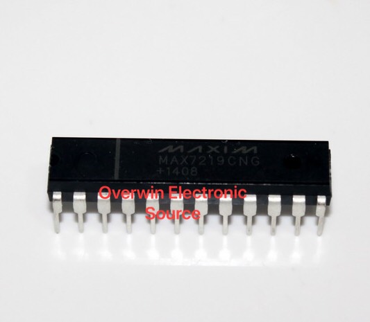 IC MAX7219 สำหรับขับ 7 Segment 8 หลัก MAX7219CNG MAX7219CN MAX7219C MAX7219