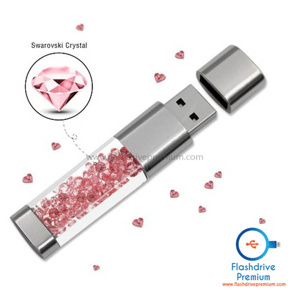 แฟลชไดร์ฟคริสตัล Light Diamond USB