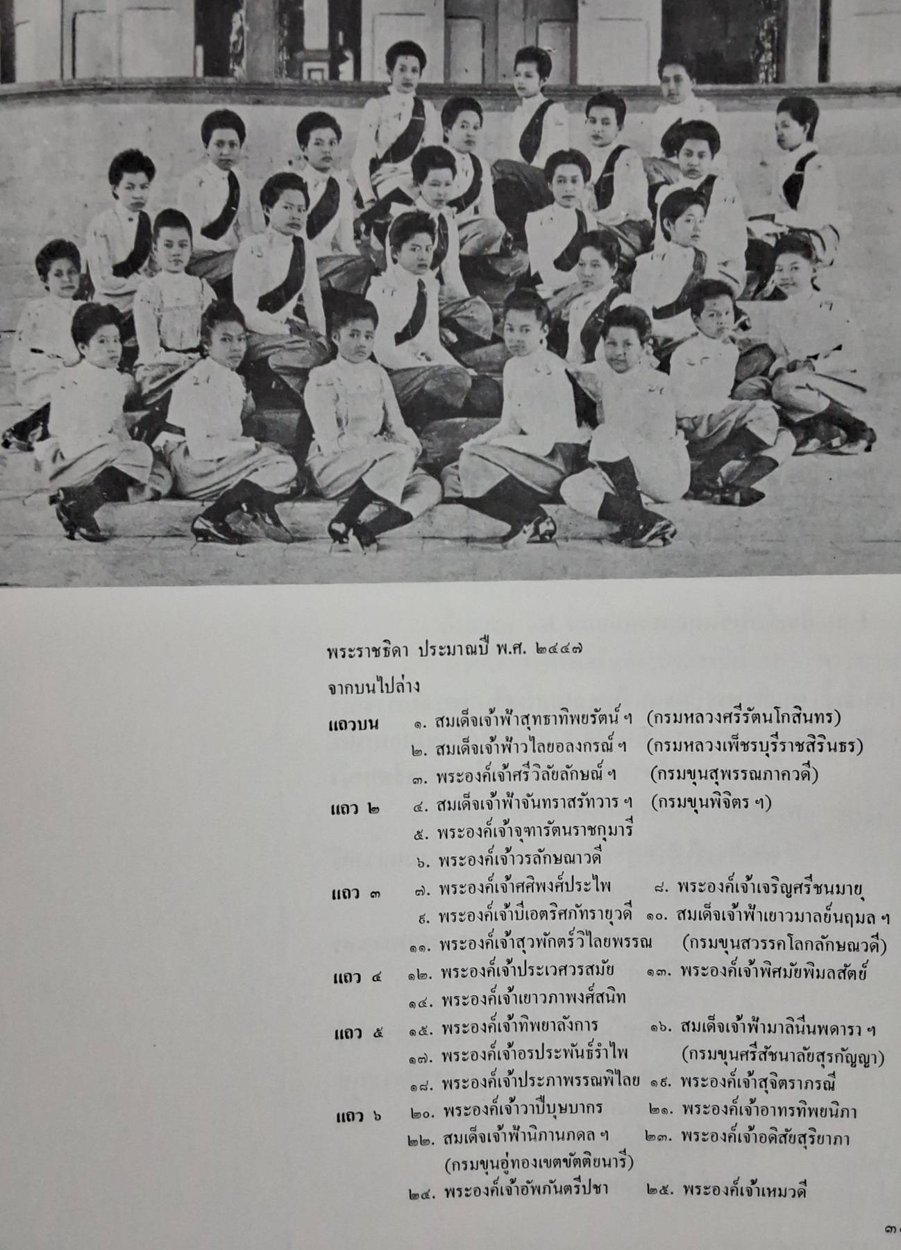 พระราชธิดา ในรัชกาลที่ 5 พิมพ์ปี 2524