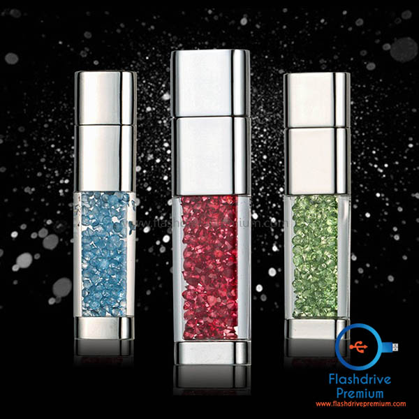 แฟลชไดร์ฟคริสตัล Light Diamond USB