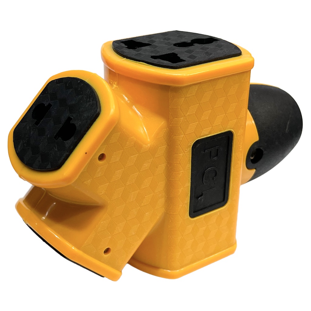 ปลั๊กพ่วงยาง 4ทาง ปลั๊กต่อพ่วงอเนกประสงค์ 250V 16A **ของแท้** [ขายส่ง]