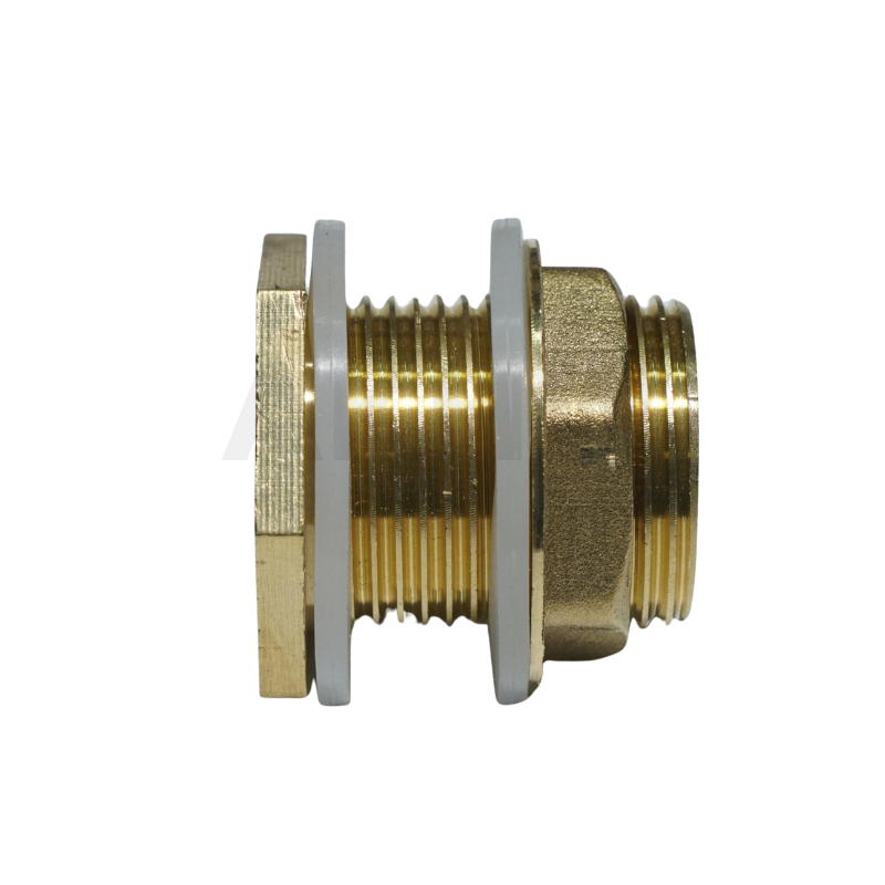 ข้อต่อถังน้ำทองเหลือง/ข้อต่อแท้งค์เก็บน้ำทองเหลืองแท้ KingsMan ทนทาน ไม่เป็นสนิม [ขายปลีก/ส่ง]