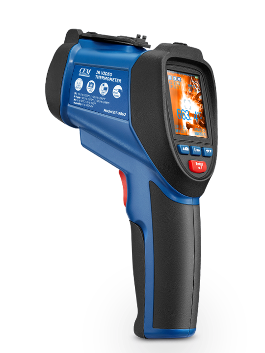 เครื่องวัดอุณหภูมิแบบอินฟราเรด ( Infrared Thermometer ) รุ่น DT-9861 แบรนด์ CEM -50~1,600 C