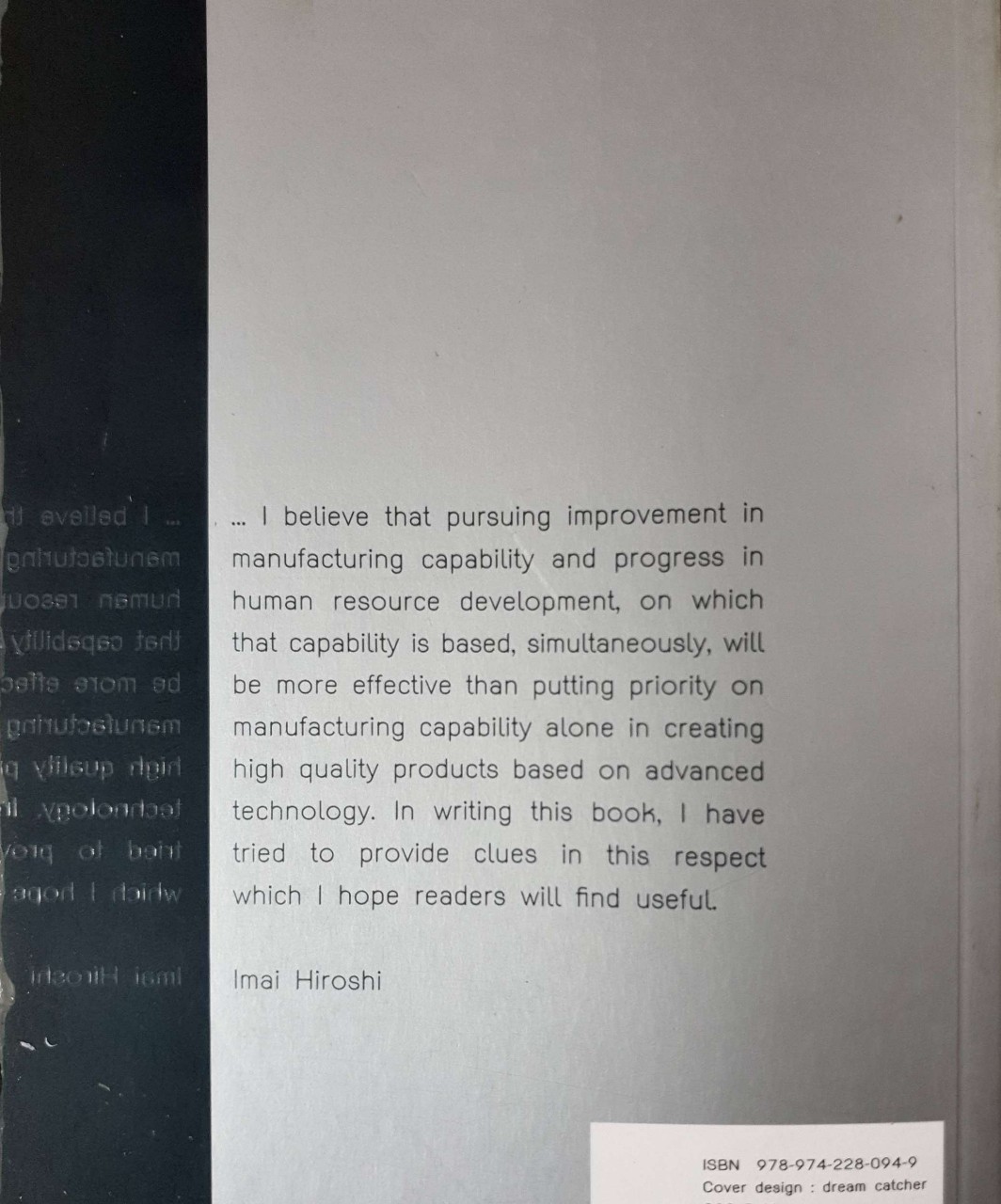 TOYOTA’s Overseas Management - Lessons learned from 40 years Experience : Imai Hiroshi