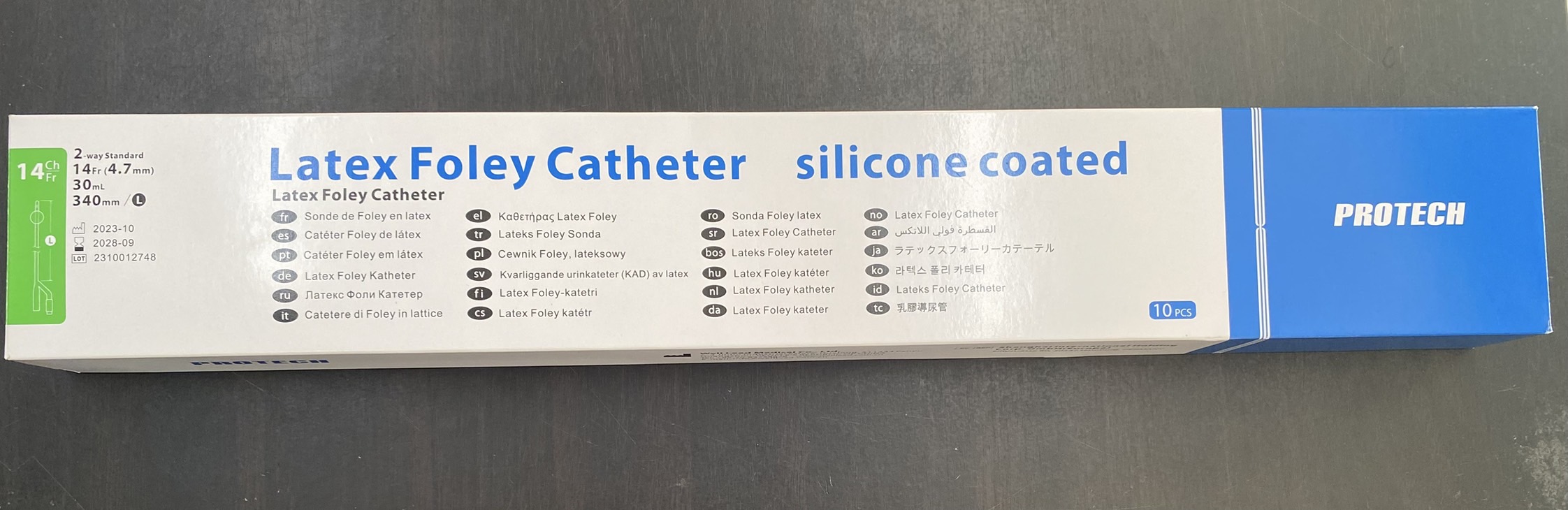 สายสวนปัสสาวะเบอร์ 14 Foley catheter no.ชิ้นละ35บาท