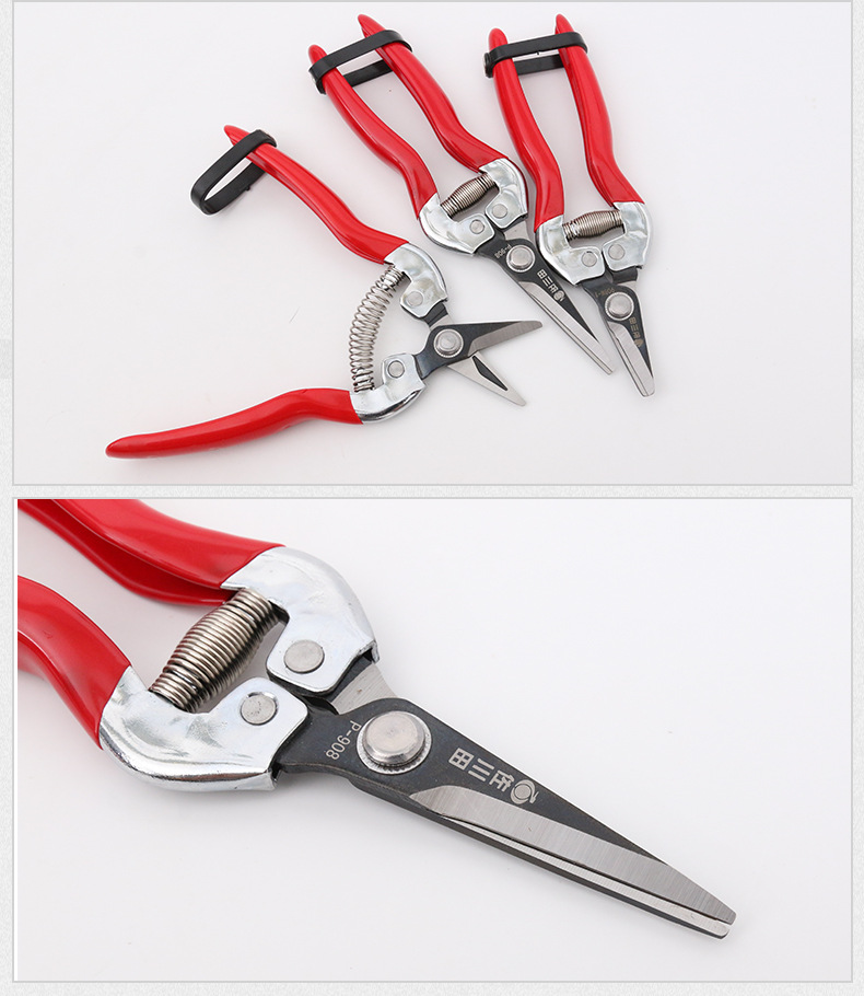 กรรไกรตัดกิ่งผลไม้/เก็บผลไม้ ยี่ห้อซากาวะดะ(Sagawada) ของแท้ เหล็กแข็ง SK5 ใช้ดี ทนทาน [ขายส่ง]