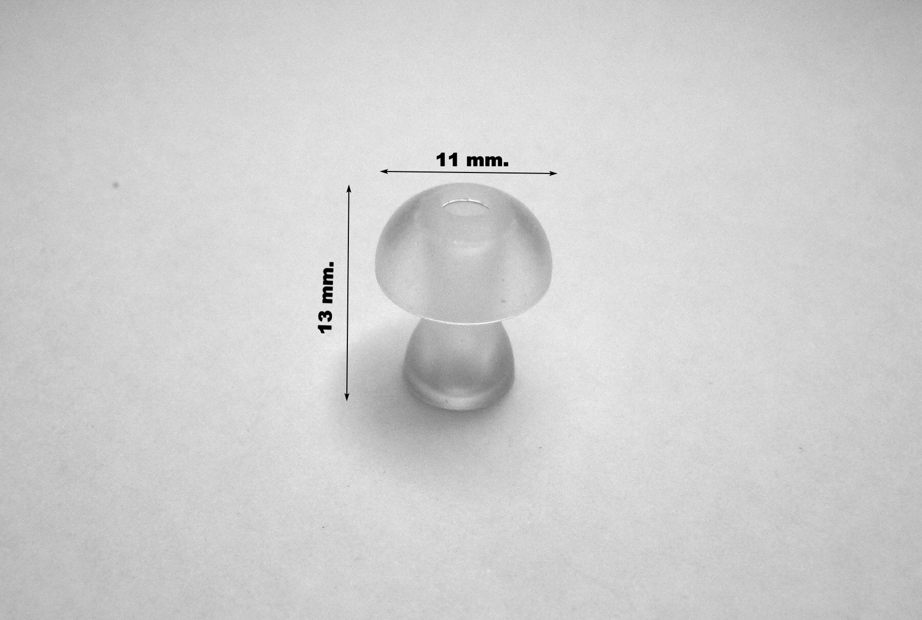 จุกยางขนาดกลางสำหรับเครื่องช่วยฟัง Eartip M