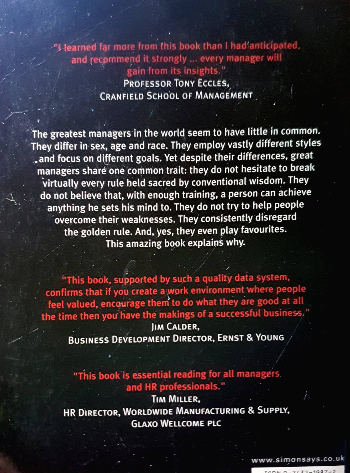 Business Book Club: First Break All The Rules by Marcus Buckingham and Curt Coffman