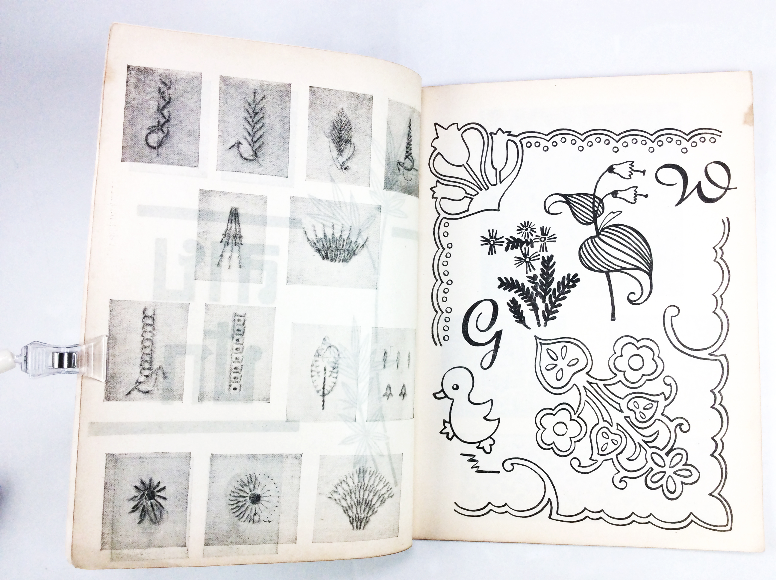 ลายปัก งานประดิษฐ์ งานปักผ้า หนังสือหายาก หนังสือสะสม หนังสือ [คุ้มอักษรไทย]