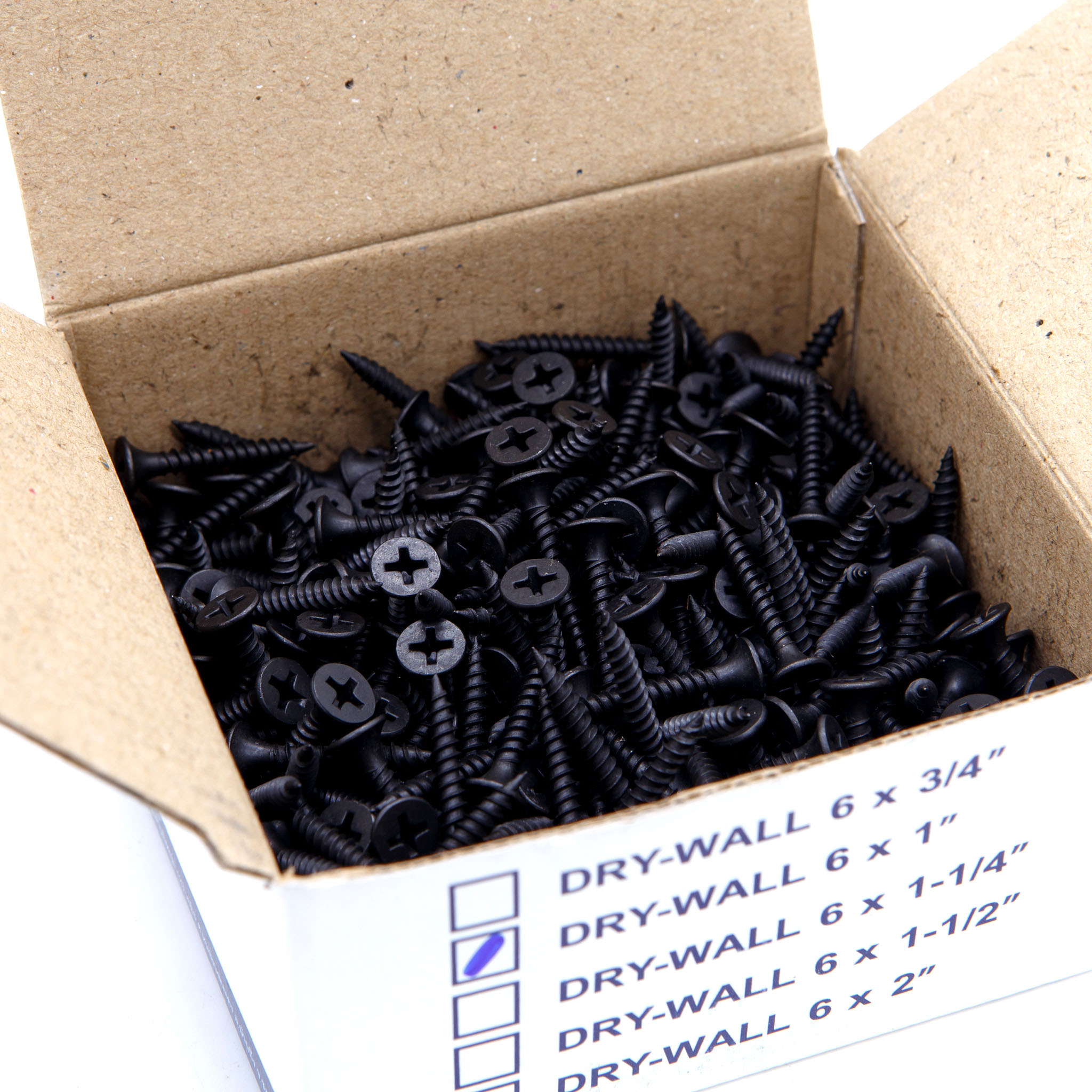 สกรูยึดฝ้ายิปซั่ม ตะปูยิงฝ้า DRY-WALL สีดำ ใช้สำหรับยิงฝ้า ยิปซั่ม ไม้ อะลูมิเนียม ซีลาย [ขายส่ง]