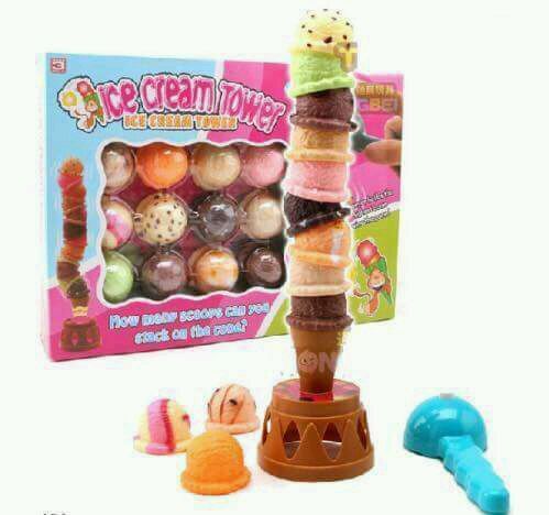 ไอศครีม 12 ก้อน ice cream tower