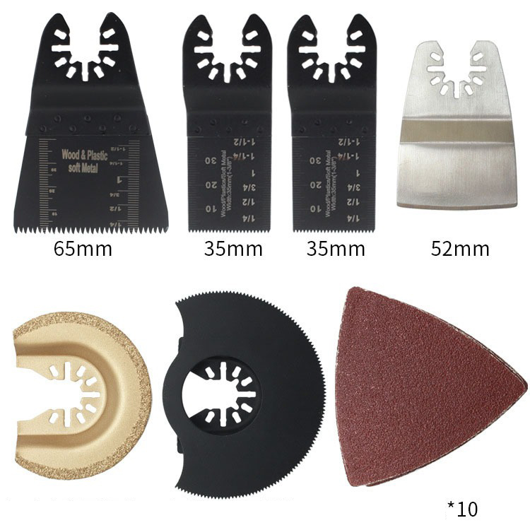 ชุดใบตัด ขัด เซาะ 16ชิ้น สำหรับเครื่องตัดขัดเซาะแบบสั่น/เครื่องตัดสั่นอเนกประสงค์ [ขายปลีก/ส่ง]