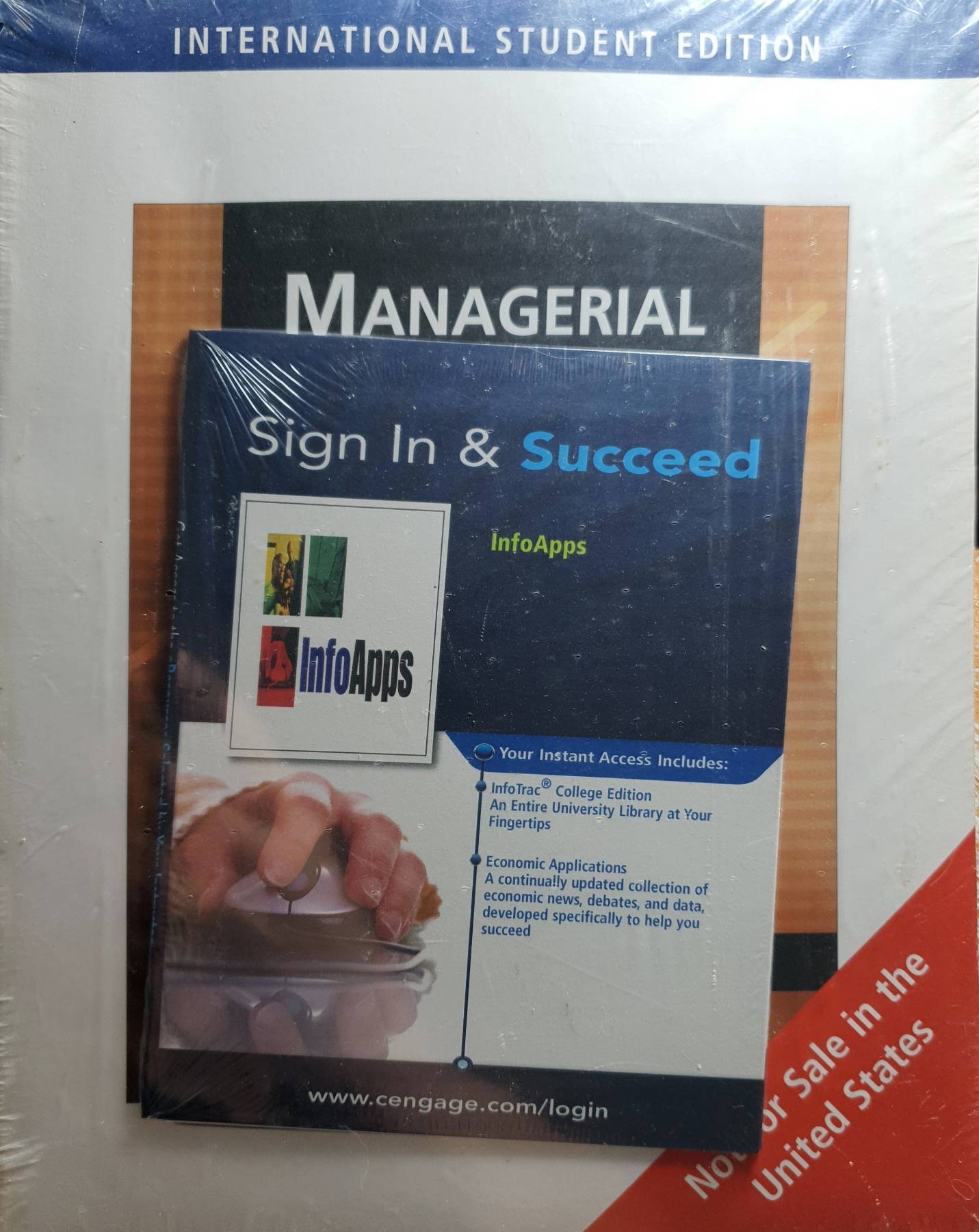 Managerial Economics, International Edition (with InfoApps Printed Access Card) : Mark Hirschey