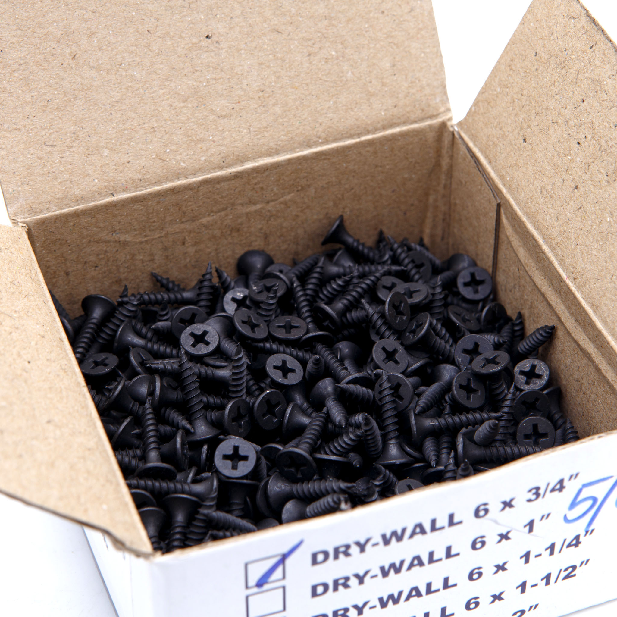 สกรูยึดฝ้ายิปซั่ม ตะปูยิงฝ้า DRY-WALL สีดำ ใช้สำหรับยิงฝ้า ยิปซั่ม ไม้ อะลูมิเนียม ซีลาย [ขายส่ง]