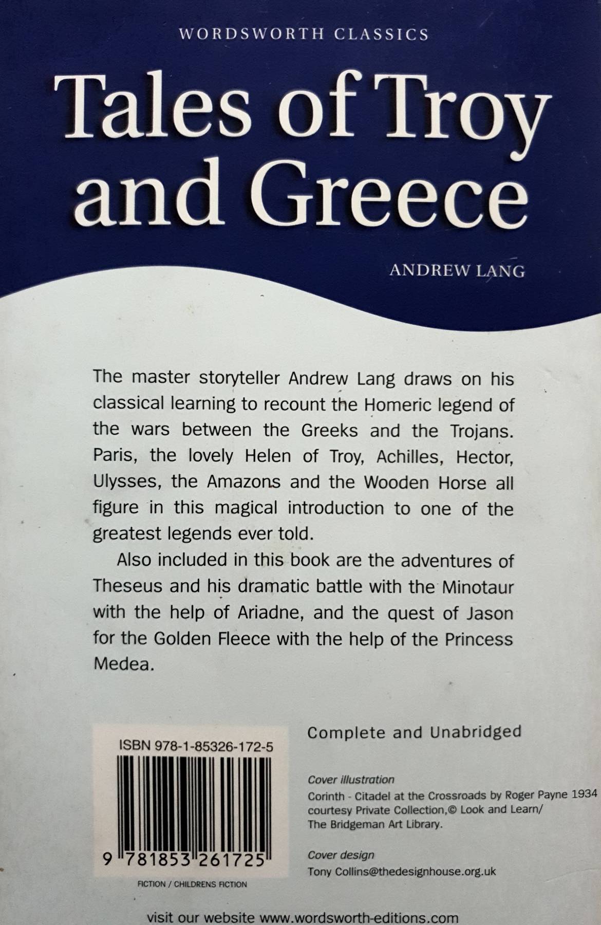 Tales of Troy and Greece By: Lang