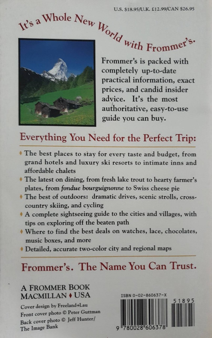 Frommer's Switzerland (Frommer's Complete Guides)