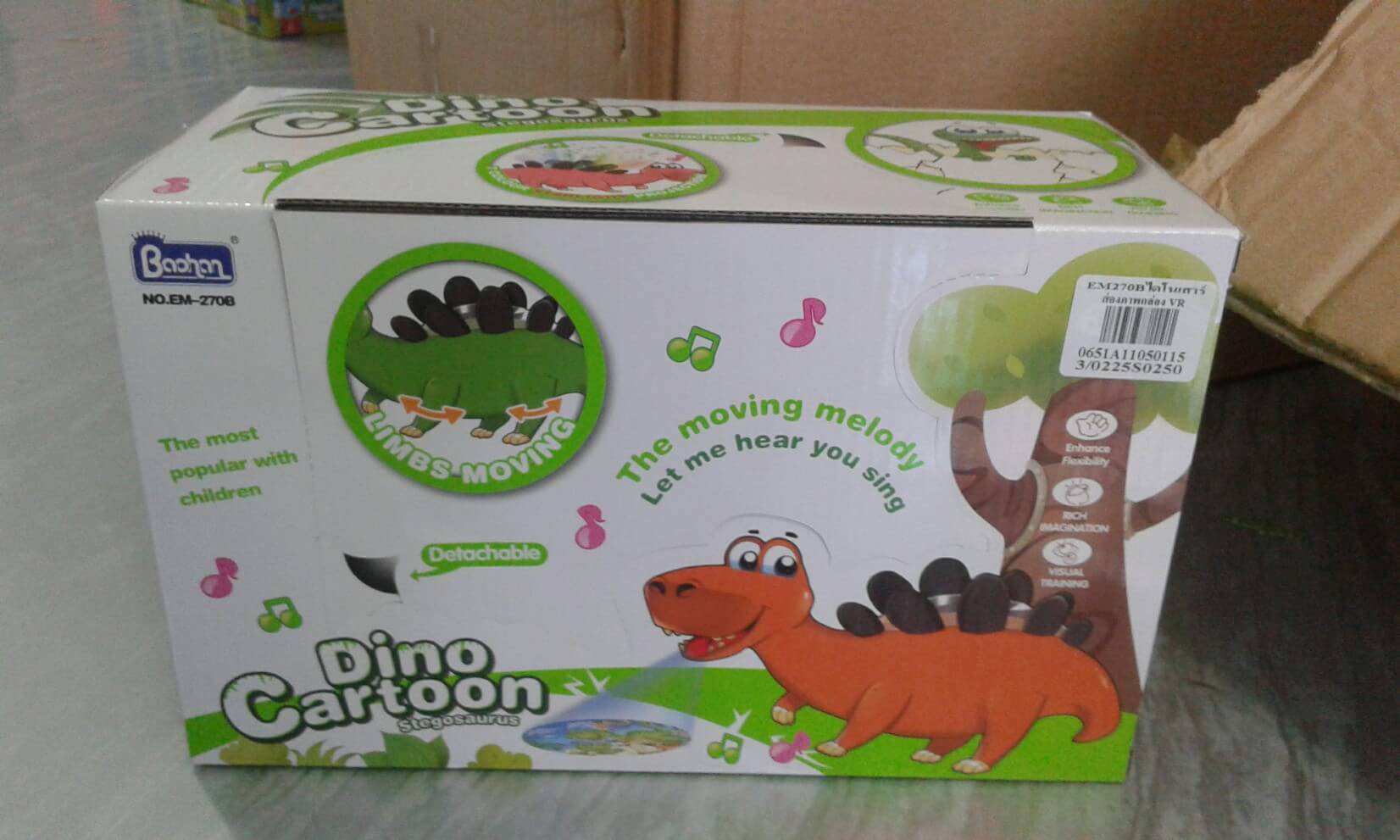 EM270B ไดโนเสาร์ส่องภาพกล่อง VR