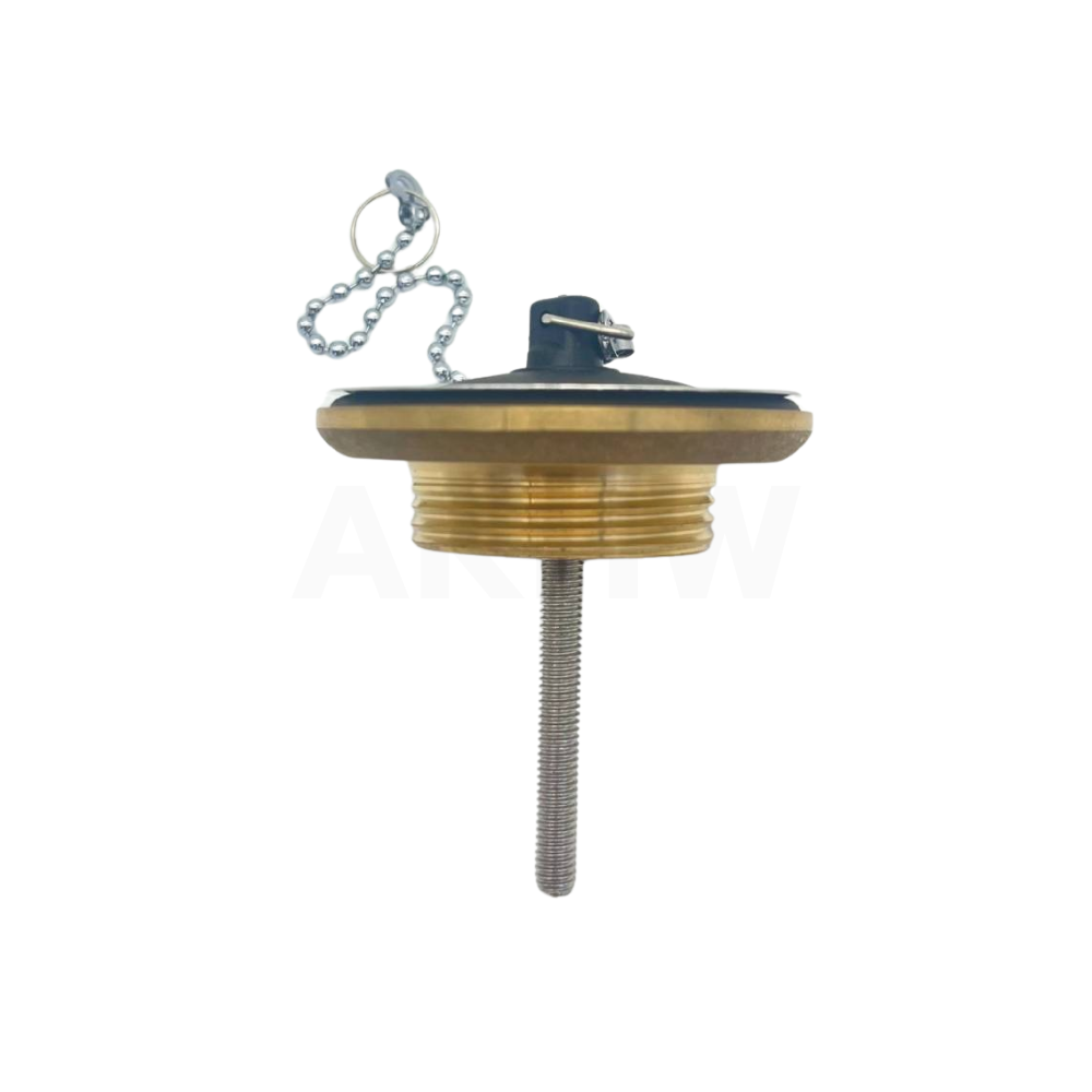 สะดืออ่างล้างหน้ามีโซ่ 1.1/4 นิ้ว ยี่ห้อ KingsMan วัสดุทองเหลือง ไม่เป็นสนิม [ขายปลีก/ส่ง ราคาถูก]