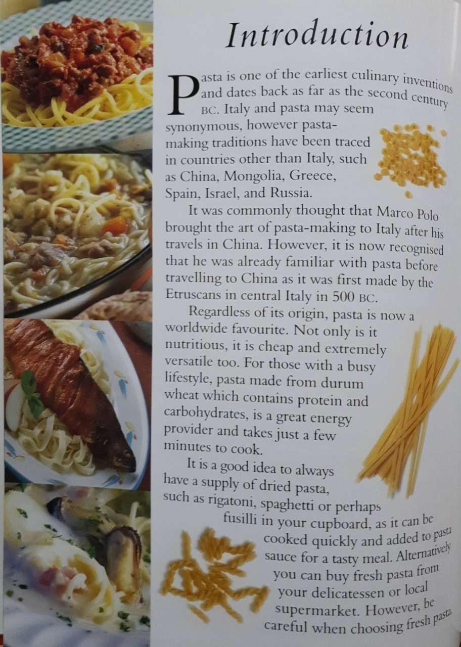 ESSENTIAL COOKERY PASTA : Tom Bridge