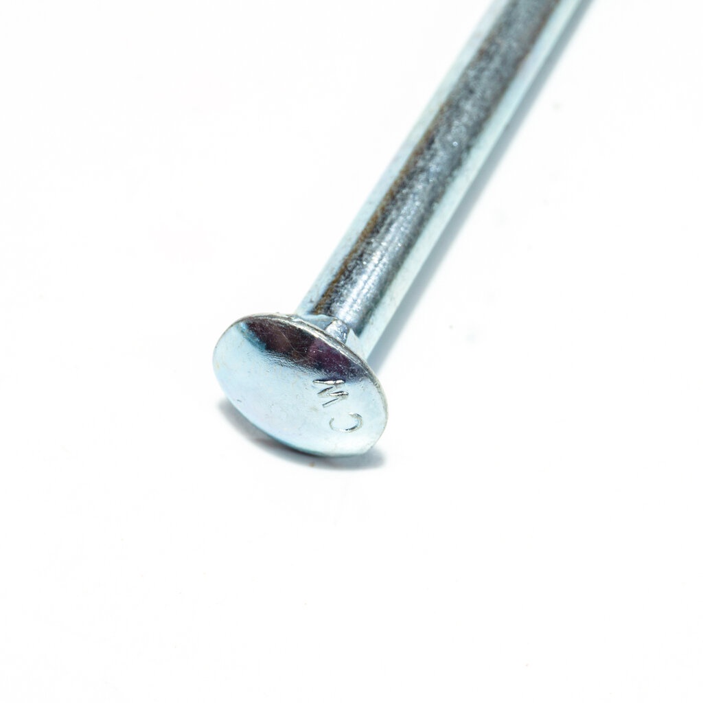 น็อตหัวกลม น็อตหัวกลมคอเหลี่ยม(น๊อตหัวเสา) ยี่ห้อKingsMan พร้อมตัวเมีย ชุบขาวกันสนิม [ขายปลีกเป็นตัว] ออกใบกำกับภาษีได้