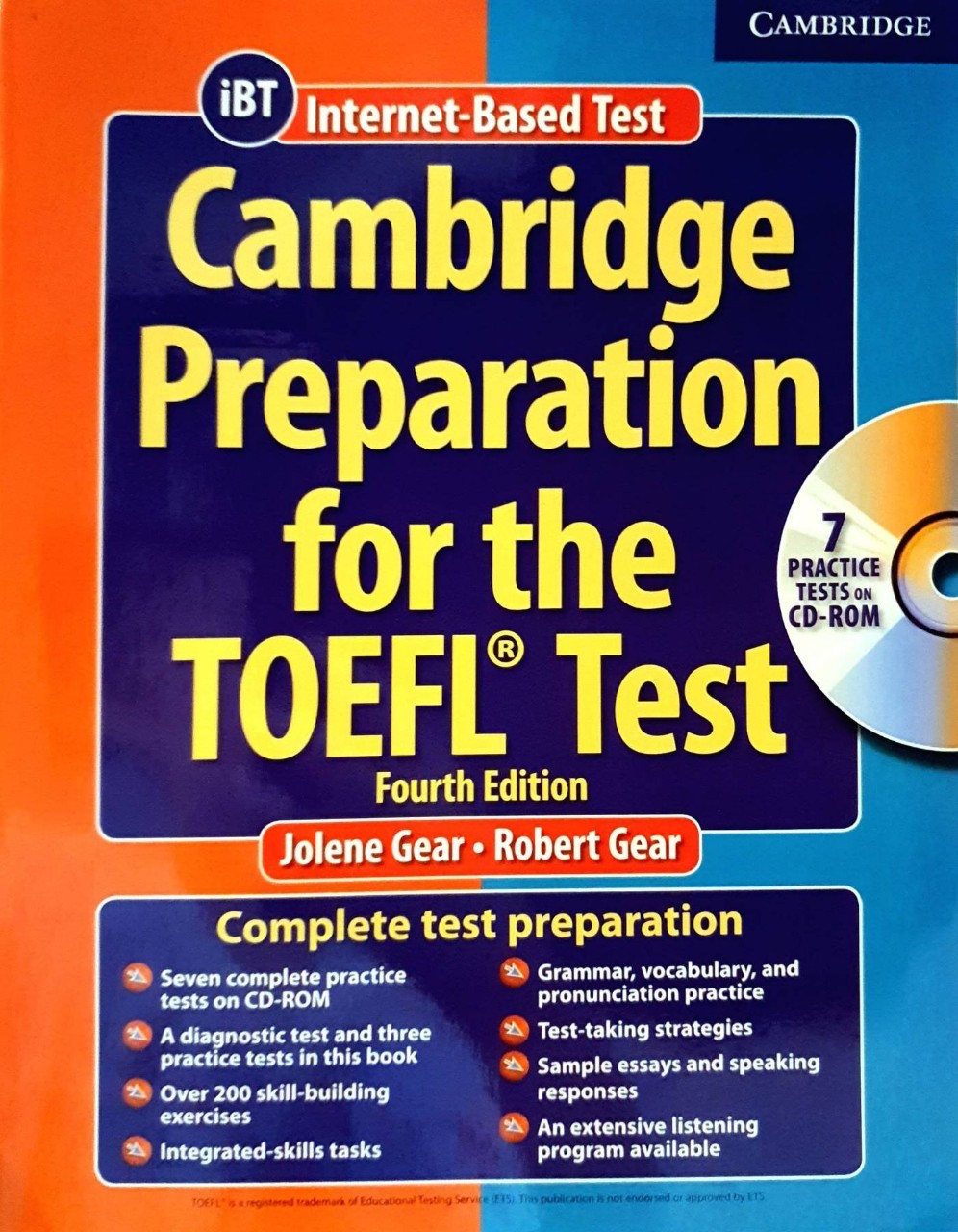 CAMBRIDGE PREPARATION FOR theTOEFL test : Jolene- Robert Gear